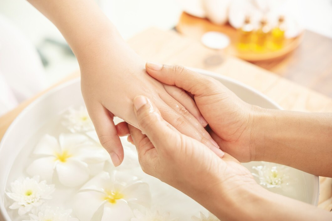 Máscara para mãos e pés